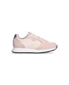 Vibe sneakers van nude-leer