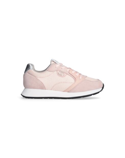 Vibe sneakers van nude-leer