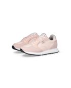 Vibe sneakers van nude-leer