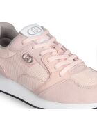 Vibe sneakers van nude-leer