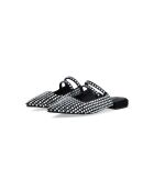 Mules en Cuir Viola noires