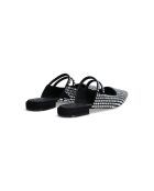 Mules en Cuir Viola noires