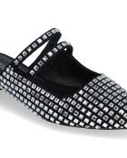 Mules en Cuir Viola noires