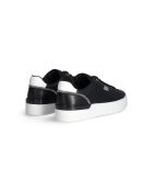 Zwarte leren sneakers van Silvia