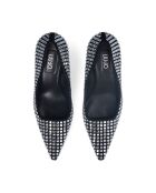 Zapatos de tacón negros de piel Sabry