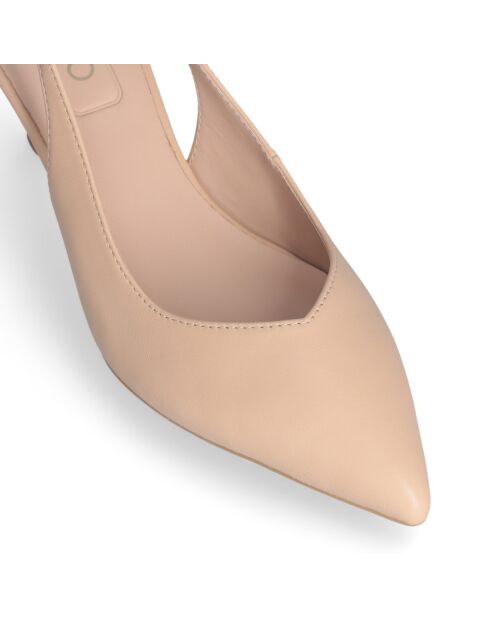Pumps in pelle naturale Sandie