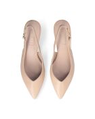 Pumps in pelle naturale Sandie
