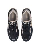 Sneakers maxi wonder off in pelle nera