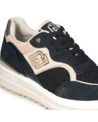 Sneakers maxi wonder off in pelle nera