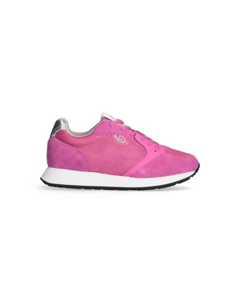 Pink Vibe sneakers van leer