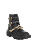Bottines en Cuir Vanessa noires