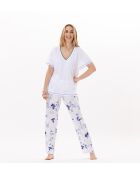 Pigiama Valensole 902 bianco/multicolore