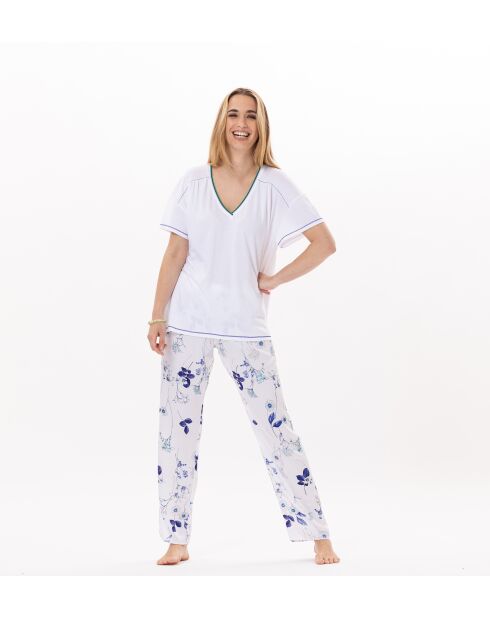 Pigiama Valensole 902 bianco/multicolore