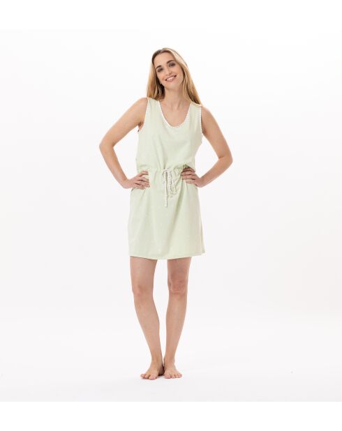 Chemise de nuit debardeur Pitchoun 907 vert d'eau