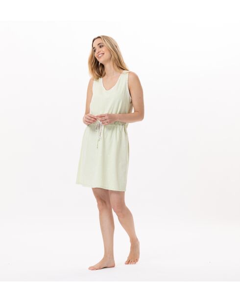 Chemise de nuit debardeur Pitchoun 907 vert d'eau