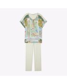 Esterel 902 meergrüner Pyjama