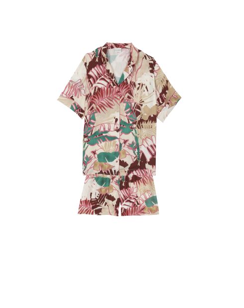 Pigiama corto multicolor Camelia 700