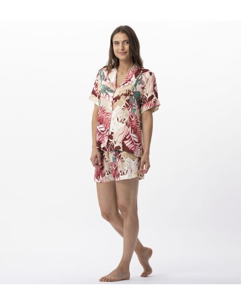 Pigiama corto multicolor Camelia 700