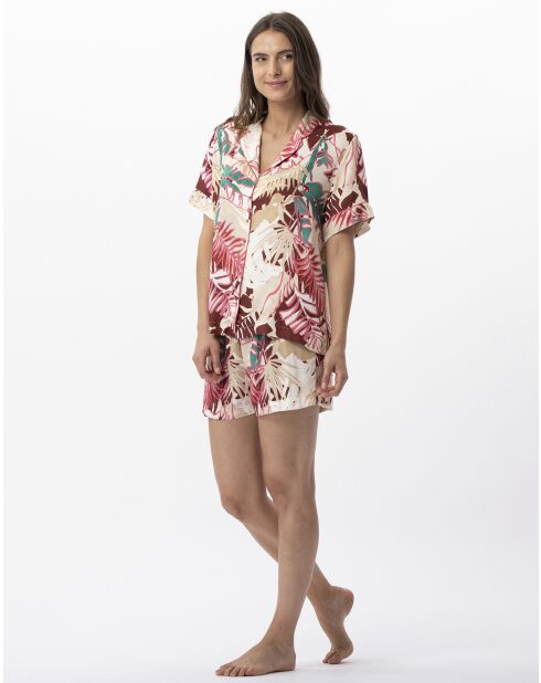 Pigiama corto multicolor Camelia 700