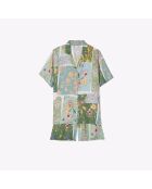 Pyjamashorts Esterel 900 meergrün