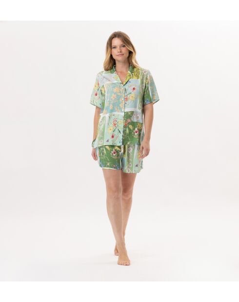 Pantaloncini da pigiama Esterel 900 verde mare