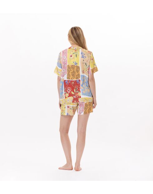 Pantaloncini da pigiama rosa Esterel 900