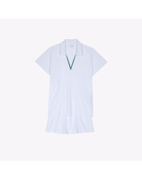 Conjunto de pantalones cortos blancos Valensole 920