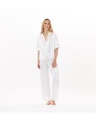 Pigiama Croisette 906 bianco/oro