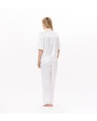 Pigiama Croisette 906 bianco/oro