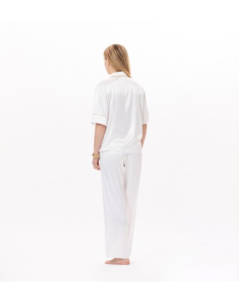 Pigiama Croisette 906 bianco/oro