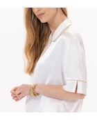 Pigiama Croisette 906 bianco/oro