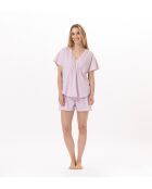 Pigiama corto rosa Calisson 900