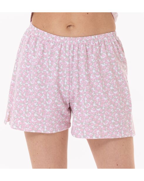 Pigiama corto rosa Calisson 900