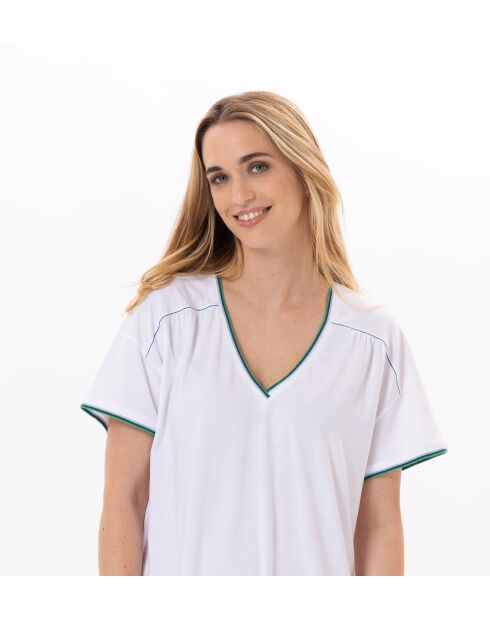 Chemise de nuit Valensole 901 blanche