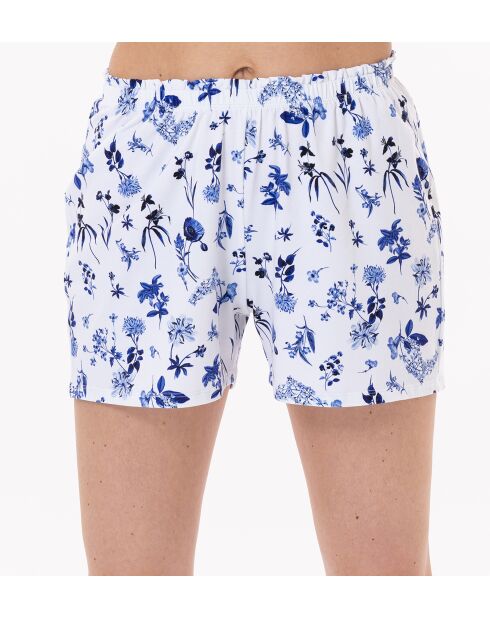 Pigiama corto blu Bloom 900
