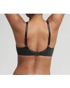 Soutien-gorge sans armatures en microfibre noir