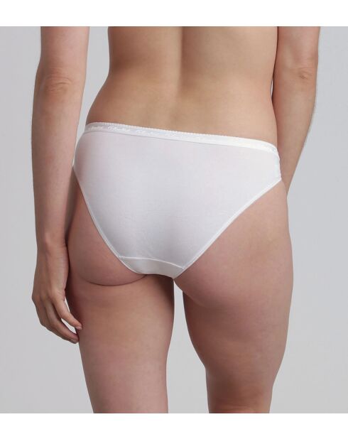 2 weiße Höschen aus Biobaumwolle