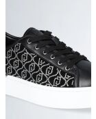 Hübsche schwarze Ledersneaker