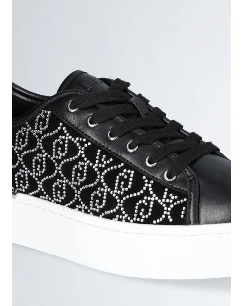 Hübsche schwarze Ledersneaker