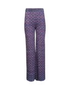 Josée space dye broek veelkleurig blauw/paars