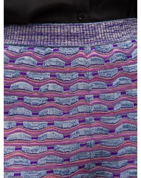 Josée space dye broek veelkleurig blauw/paars