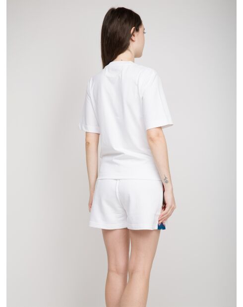 Viviane weißes Kurzarm-T-Shirt