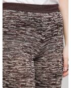 Pantaloni marroni e Irene marrone