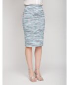 Blauer Jerseyrock Zoé