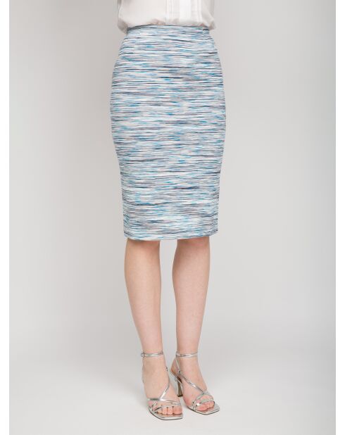 Blauer Jerseyrock Zoé