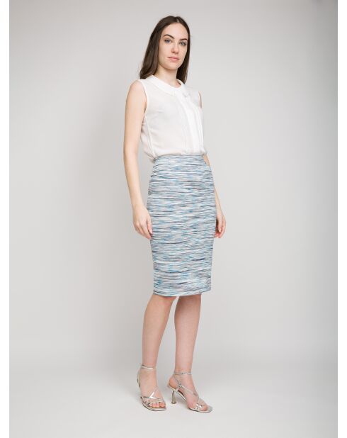 Blauer Jerseyrock Zoé