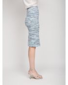 Blauer Jerseyrock Zoé