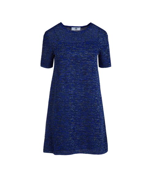 Blauw/zilveren Wendy-jurk