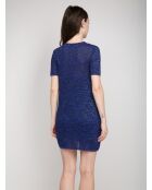 Blauw/zilveren Wendy-jurk