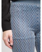 Pantaloni blu Estelle